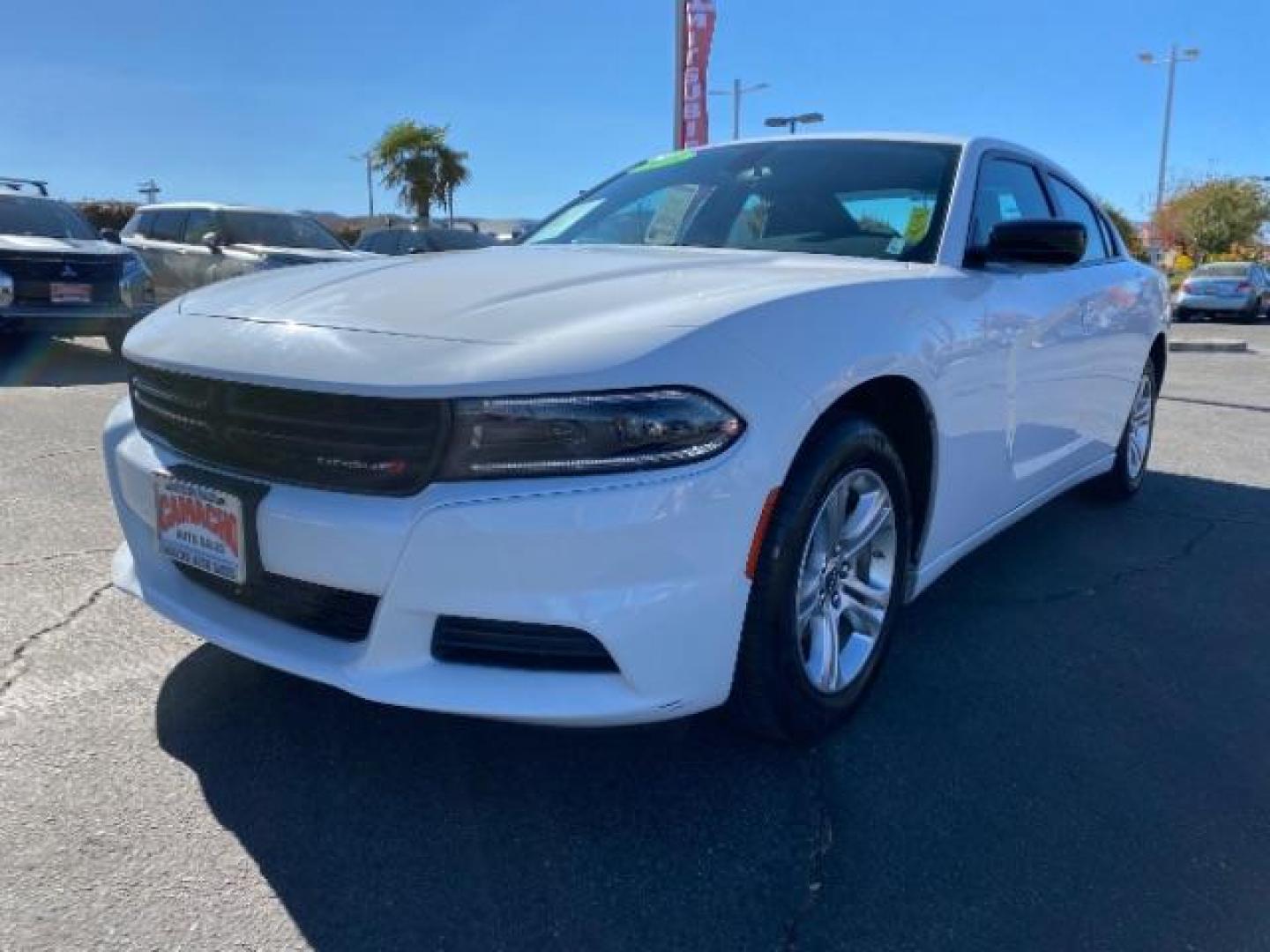 2023 WHITE Dodge Charger (2C3CDXBG6PH) with an V6 3.6 Liter engine, Automatic 8-Spd w/AutoStick transmission, located at 412 Auto Vista Drive, Palmdale, CA, 93551, (661) 945-0620, 34.592636, -118.136681 - Photo#0