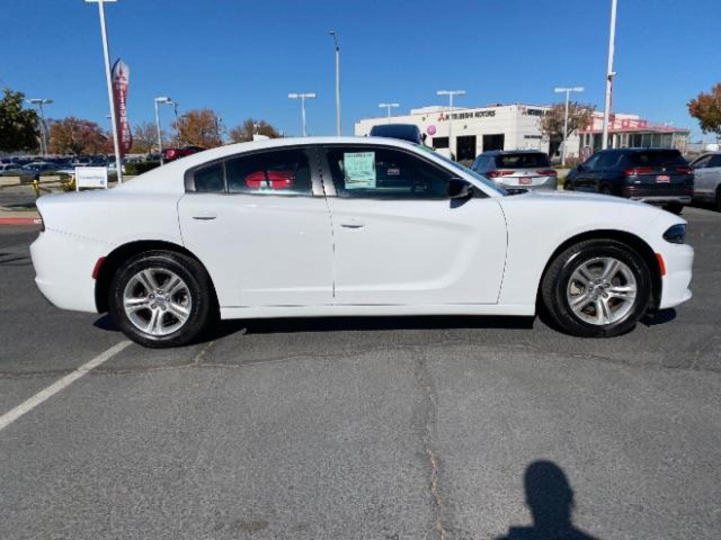 2023 WHITE Dodge Charger (2C3CDXBG6PH) with an V6 3.6 Liter engine, Automatic 8-Spd w/AutoStick transmission, located at 412 Auto Vista Drive, Palmdale, CA, 93551, (661) 945-0620, 34.592636, -118.136681 - Photo#3