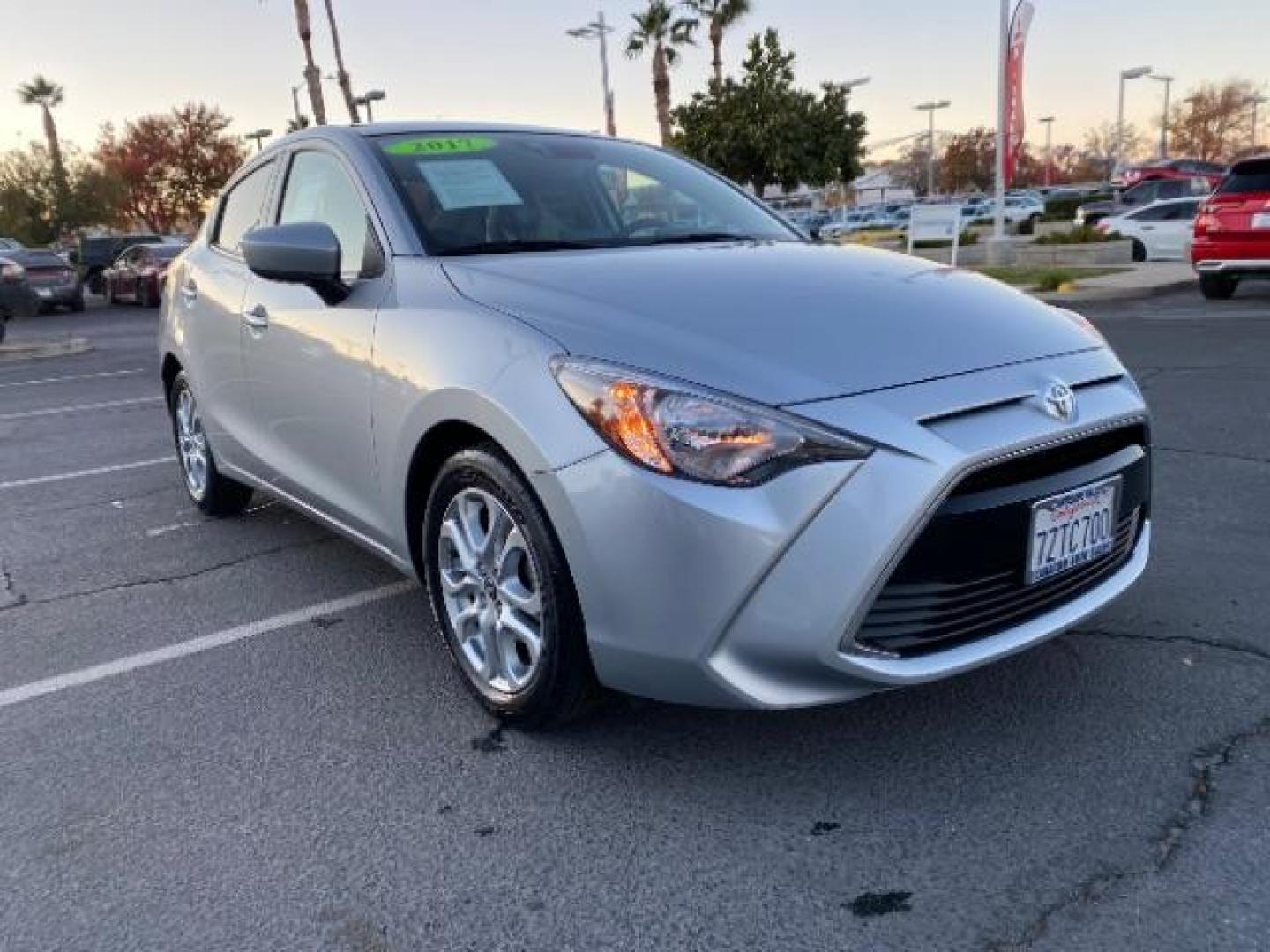 2017 SILVER Toyota Yaris iA (3MYDLBYVXHY) with an 4-Cyl 1.5 Liter engine, Automatic 6-Spd transmission, located at 412 Auto Vista Drive, Palmdale, CA, 93551, (661) 945-0620, 34.592636, -118.136681 - Photo#0