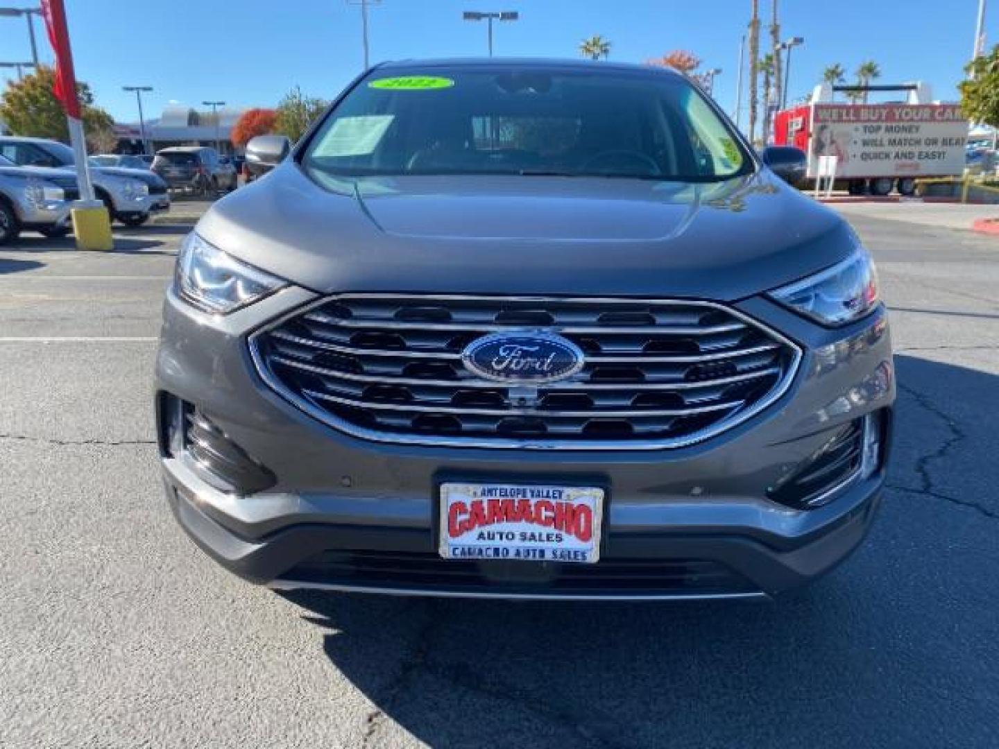 2022 GRAY Ford Edge (2FMPK4K9XNB) with an 4-Cyl EcoBoost Turbo 2.0 Liter engine, Automatic 8-Spd transmission, located at 412 Auto Vista Drive, Palmdale, CA, 93551, (661) 945-0620, 34.592636, -118.136681 - Photo#1