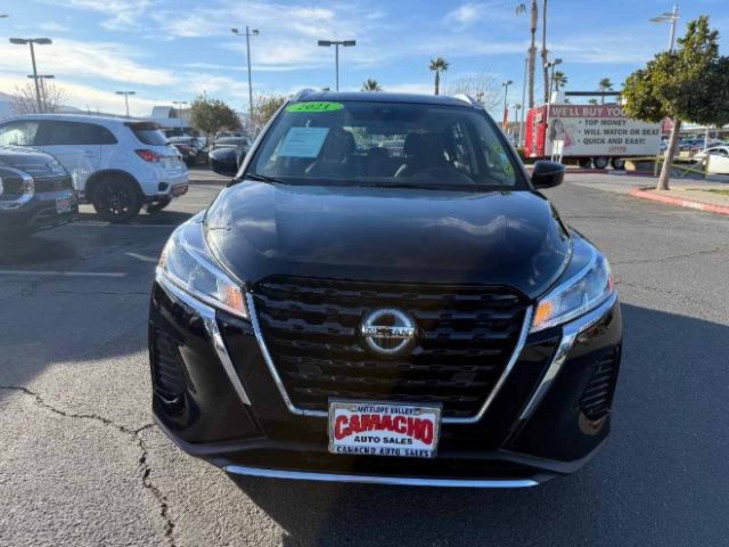 2021 BLACK Nissan Versa (3N1CN8EV9ML) with an 4-Cyl 1.6 Liter engine, Automatic CVT w/Xtronic transmission, located at 412 Auto Vista Drive, Palmdale, CA, 93551, (661) 945-0620, 34.592636, -118.136681 - Photo#32