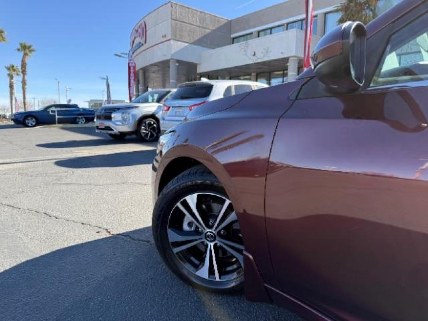 2021 BURGUNDY Nissan Sentra (3N1AB8CV2MY) with an 4-Cyl 2.0 Liter engine, Automatic CVT w/Xtronic transmission, located at 412 Auto Vista Drive, Palmdale, CA, 93551, (661) 945-0620, 34.592636, -118.136681 - Photo#10