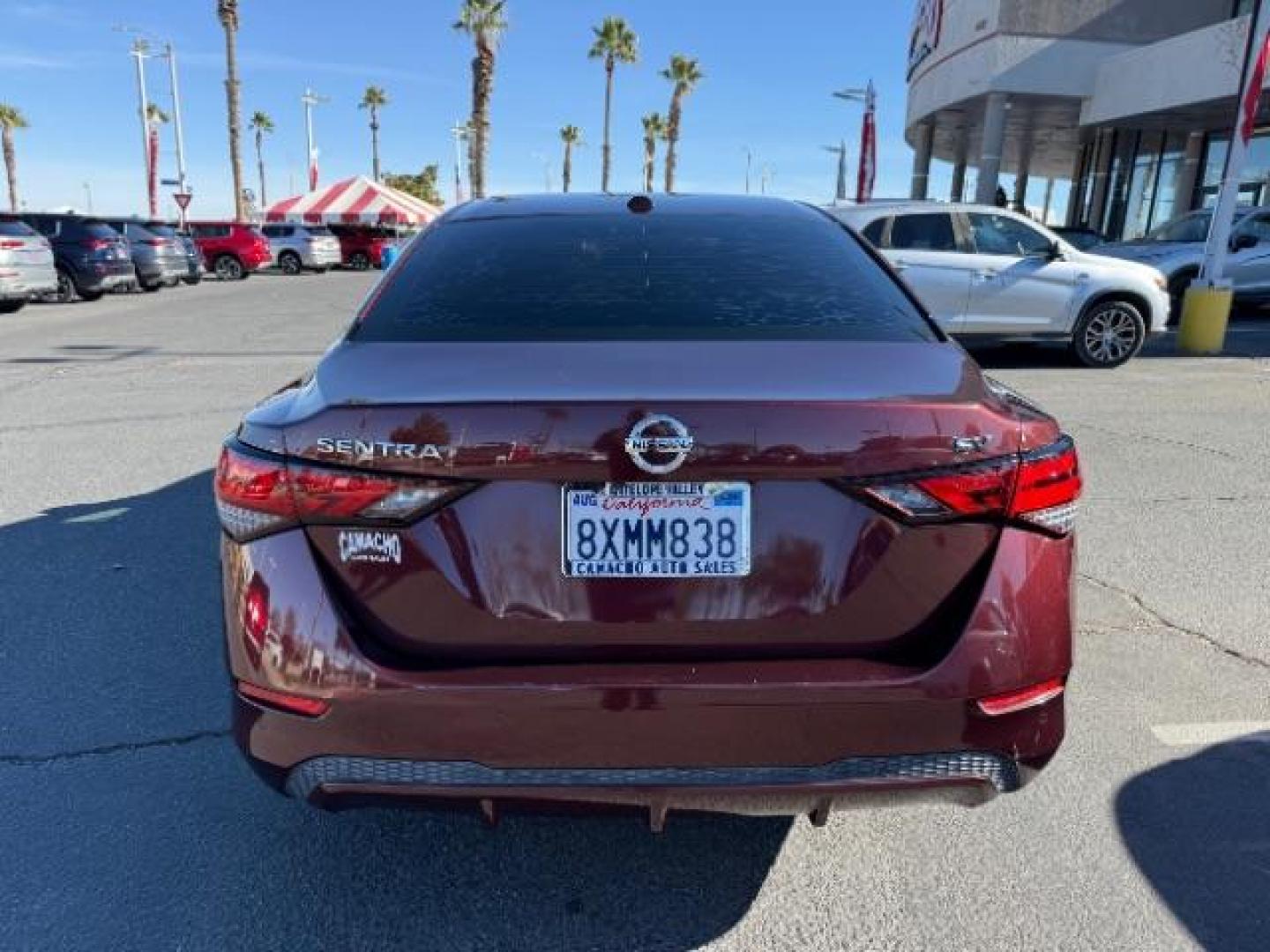 2021 BURGUNDY Nissan Sentra (3N1AB8CV2MY) with an 4-Cyl 2.0 Liter engine, Automatic CVT w/Xtronic transmission, located at 412 Auto Vista Drive, Palmdale, CA, 93551, (661) 945-0620, 34.592636, -118.136681 - Photo#5