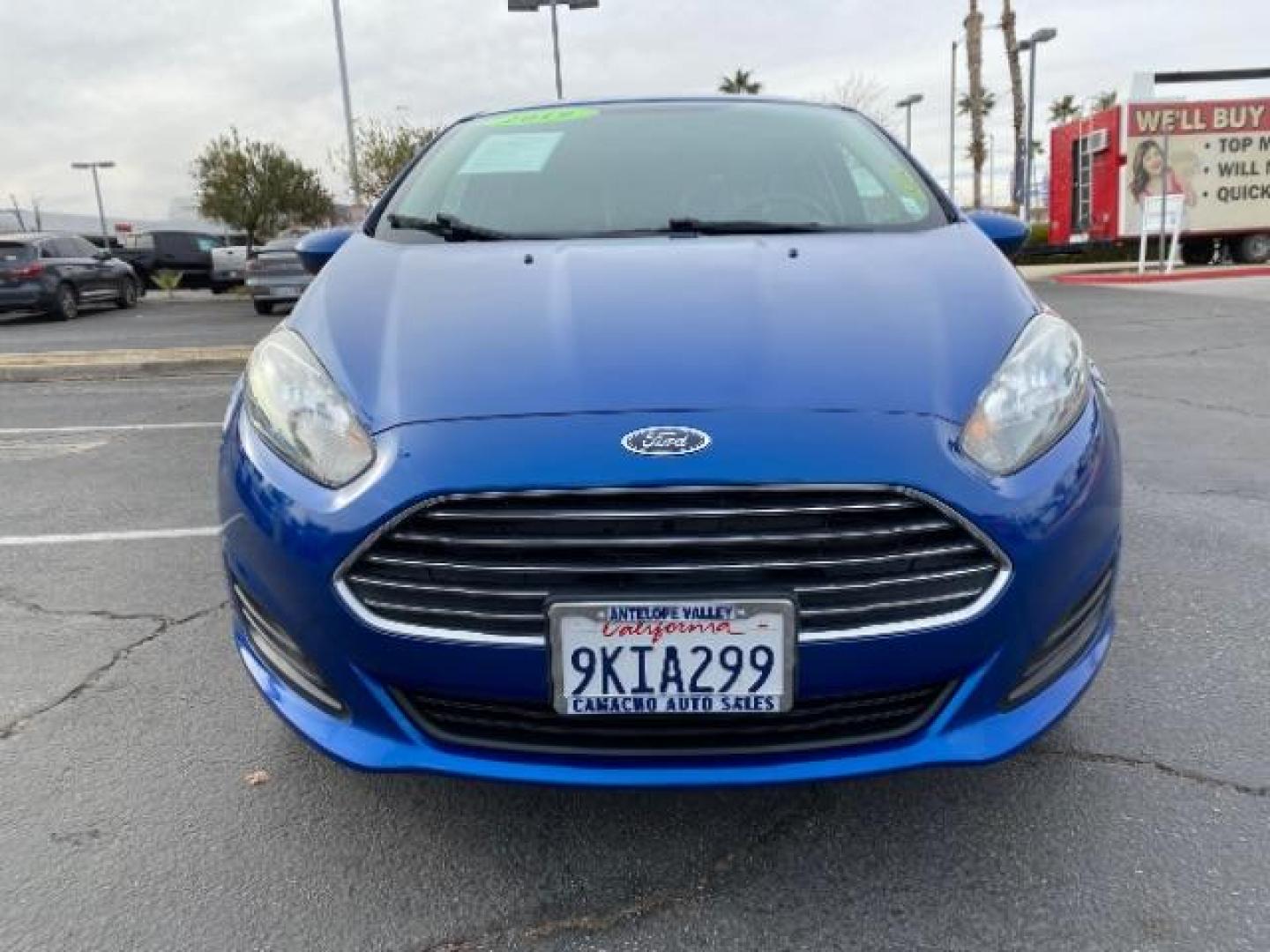 2019 blue Ford Fiesta (3FADP4EJ3KM) with an 4-Cyl 1.6 Liter engine, Automatic transmission, located at 412 Auto Vista Drive, Palmdale, CA, 93551, (661) 945-0620, 34.592636, -118.136681 - Photo#1