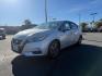 2021 SILVER Nissan Versa (3N1CN8EV3ML) with an 4-Cyl 1.6 Liter engine, Automatic CVT w/Xtronic transmission, located at 412 Auto Vista Drive, Palmdale, CA, 93551, (661) 945-0620, 34.592636, -118.136681 - Photo#2