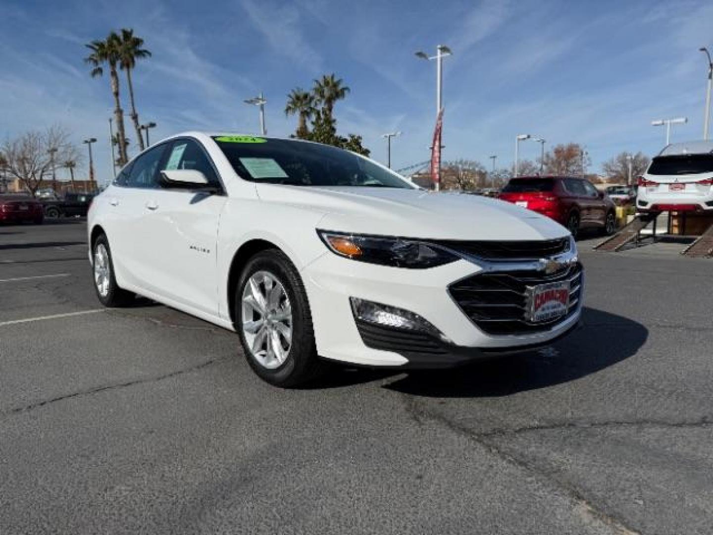 2024 WHITE Chevrolet Malibu (1G1ZD5ST5RF) with an 4-Cyl Turbo 1.5 Liter engine, Automatic CVT transmission, located at 412 Auto Vista Drive, Palmdale, CA, 93551, (661) 945-0620, 34.592636, -118.136681 - Photo#0