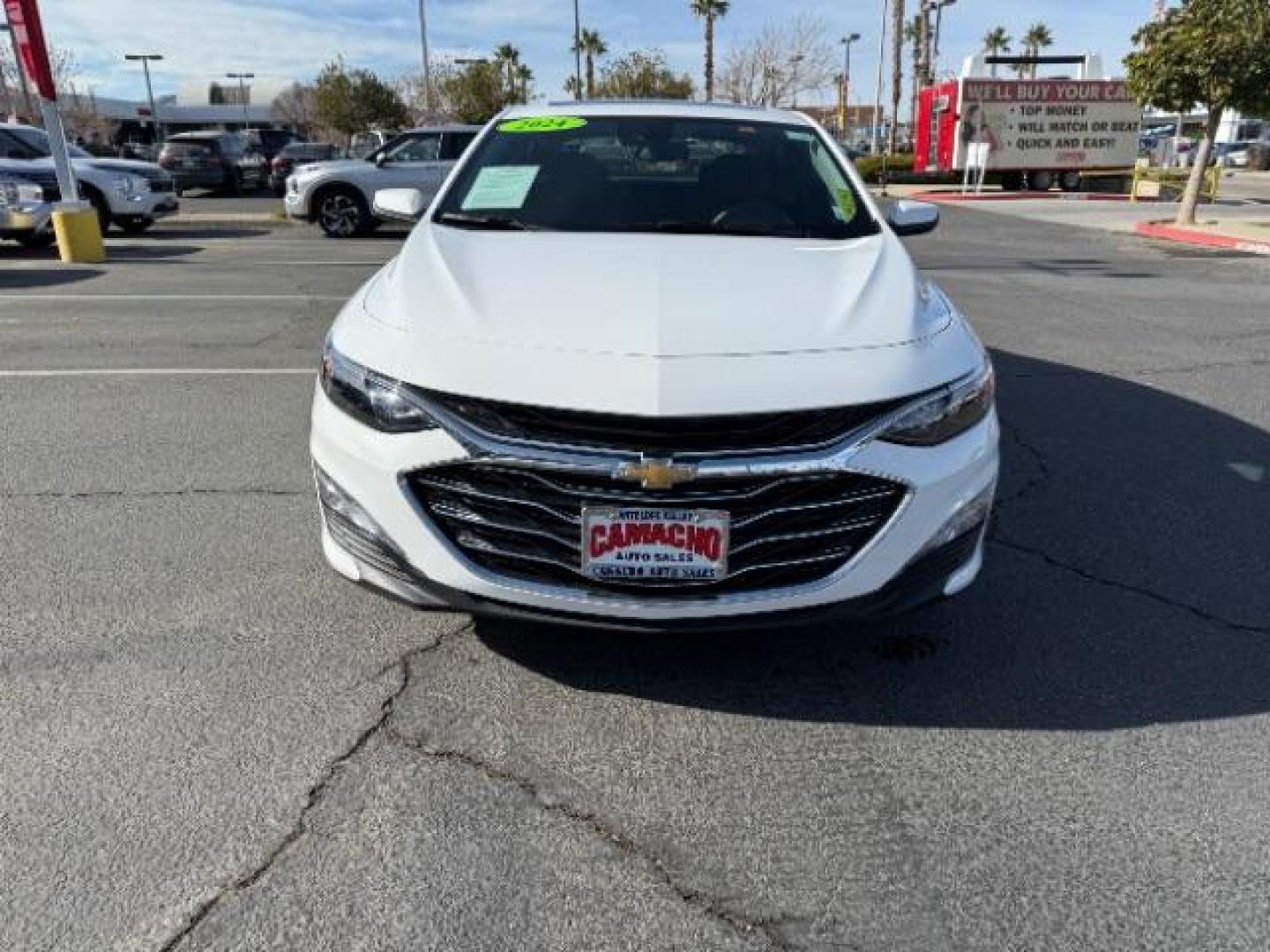 2024 WHITE Chevrolet Malibu (1G1ZD5ST5RF) with an 4-Cyl Turbo 1.5 Liter engine, Automatic CVT transmission, located at 412 Auto Vista Drive, Palmdale, CA, 93551, (661) 945-0620, 34.592636, -118.136681 - Photo#1