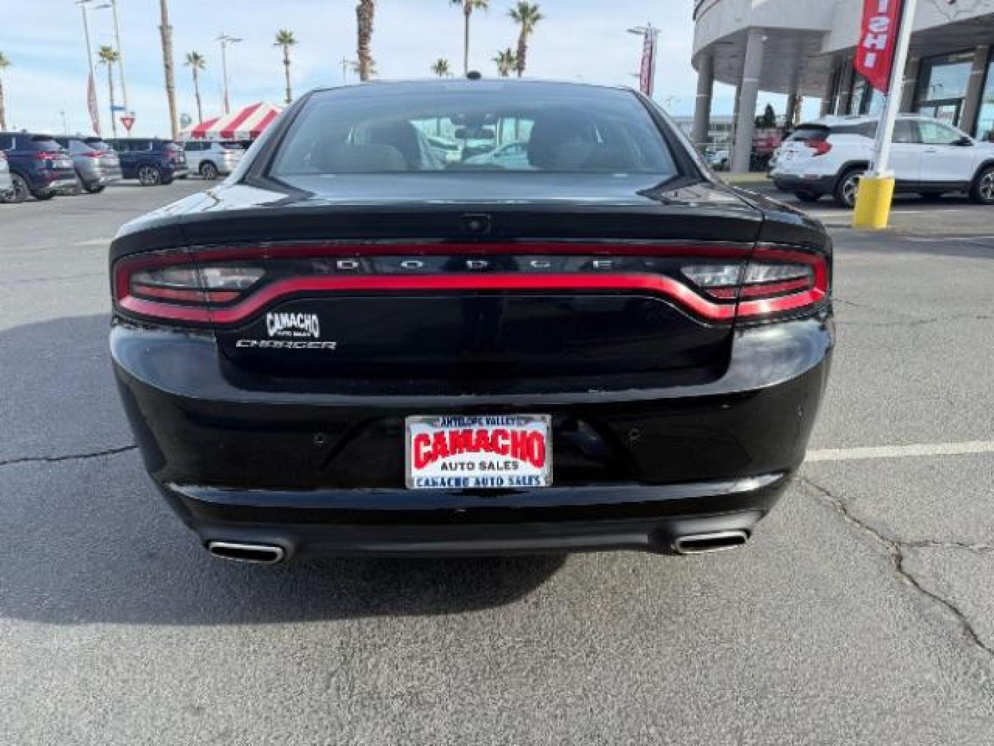 2022 BLACK Dodge Charger (2C3CDXBGXNH) with an V6 3.6 Liter engine, Automatic 8-Spd w/AutoStick transmission, located at 412 Auto Vista Drive, Palmdale, CA, 93551, (661) 945-0620, 34.592636, -118.136681 - Photo#5