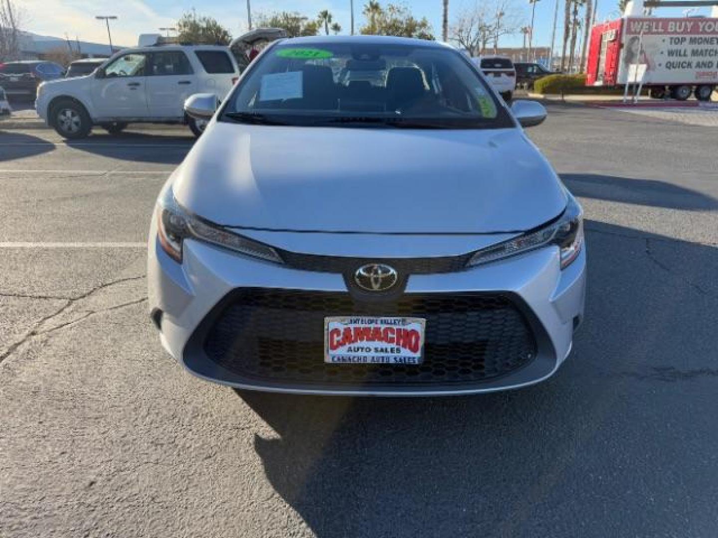 2021 SILVER Toyota Corolla (5YFEPMAE2MP) with an 4-Cyl 1.8 Liter engine, Automatic CVTi-S transmission, located at 412 Auto Vista Drive, Palmdale, CA, 93551, (661) 945-0620, 34.592636, -118.136681 - Photo#1