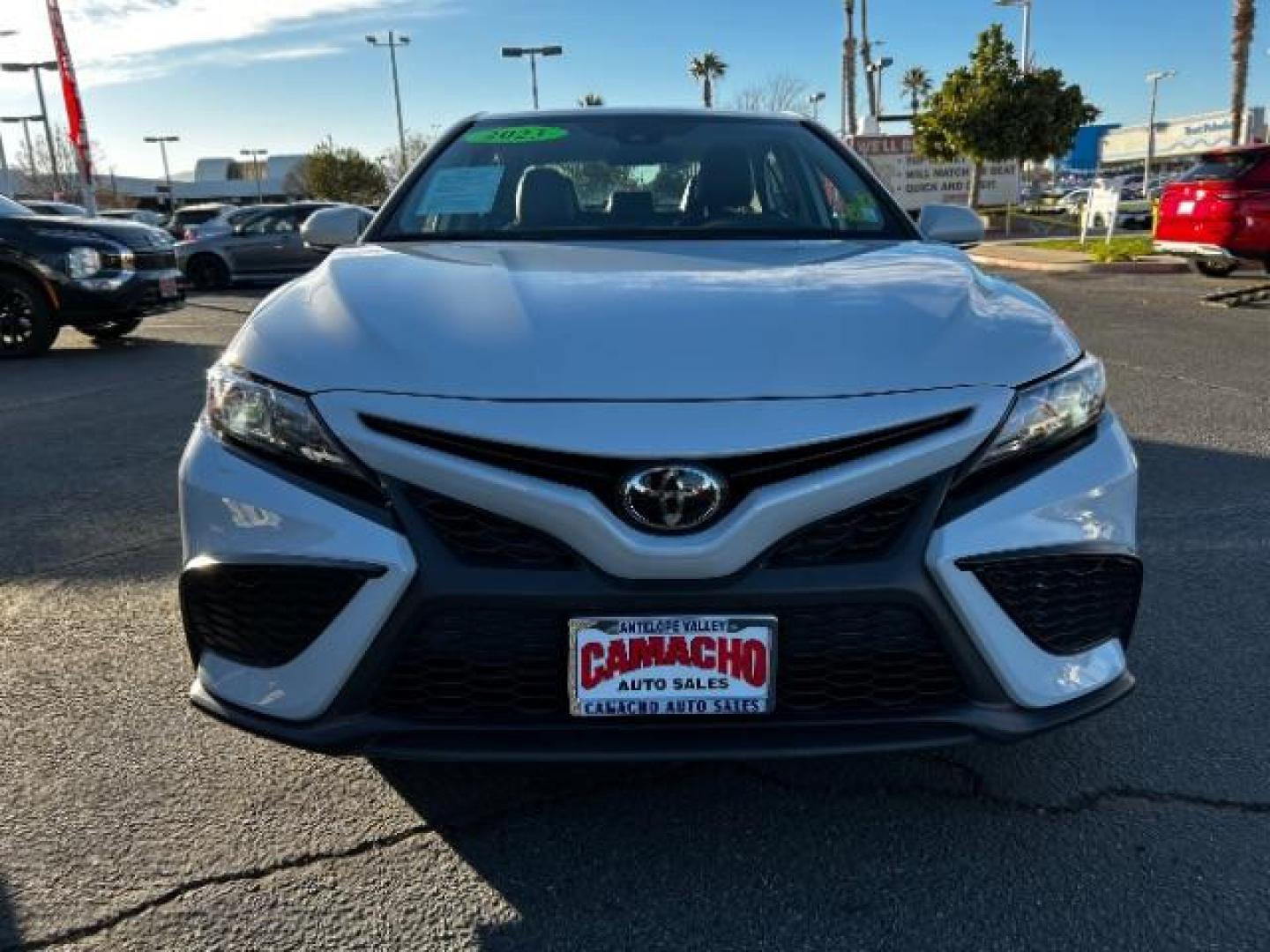 2023 WHITE Toyota Camry (4T1G11AK8PU) with an 4-Cyl 2.5 Liter engine, Automatic 8-Spd w/Sequential Shift transmission, located at 412 Auto Vista Drive, Palmdale, CA, 93551, (661) 945-0620, 34.592636, -118.136681 - Photo#2