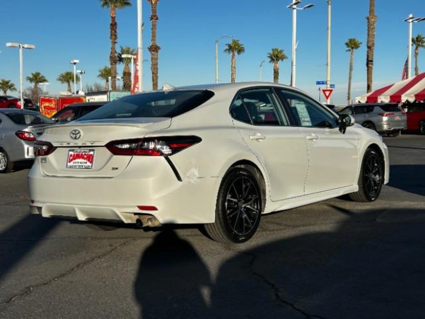 2023 WHITE Toyota Camry (4T1G11AK8PU) with an 4-Cyl 2.5 Liter engine, Automatic 8-Spd w/Sequential Shift transmission, located at 412 Auto Vista Drive, Palmdale, CA, 93551, (661) 945-0620, 34.592636, -118.136681 - Photo#7