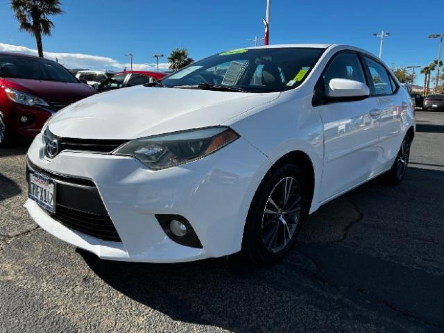 2016 WHITE Toyota Corolla (2T1BURHE3GC) with an 4-Cyl 1.8 Liter engine, Automatic CVTi-S transmission, located at 412 Auto Vista Drive, Palmdale, CA, 93551, (661) 945-0620, 34.592636, -118.136681 - Photo#2