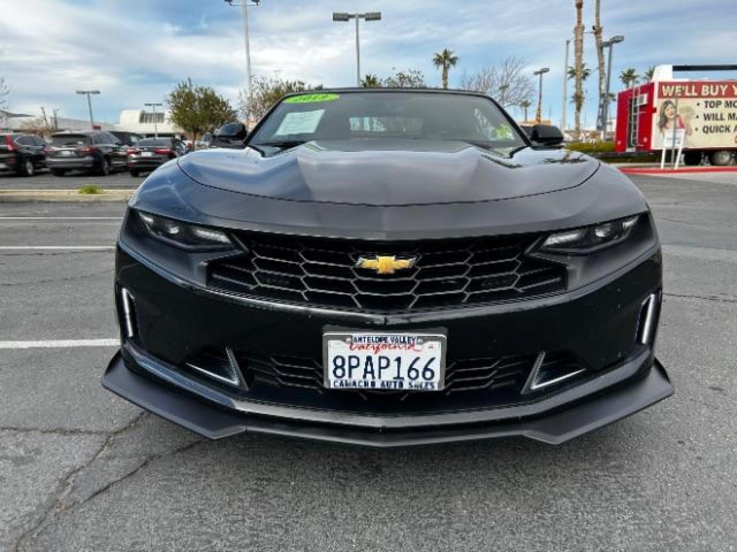 2019 BLACK Chevrolet Camaro (1G1FB3DS5K0) with an V6 3.6 Liter engine, Automatic transmission, located at 412 Auto Vista Drive, Palmdale, CA, 93551, (661) 945-0620, 34.592636, -118.136681 - Photo#1