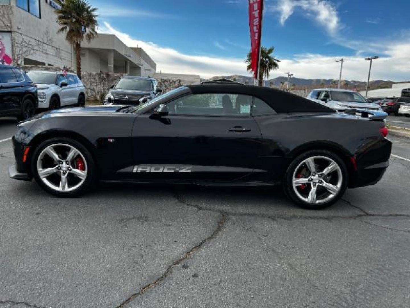 2019 BLACK Chevrolet Camaro (1G1FB3DS5K0) with an V6 3.6 Liter engine, Automatic transmission, located at 412 Auto Vista Drive, Palmdale, CA, 93551, (661) 945-0620, 34.592636, -118.136681 - Photo#3